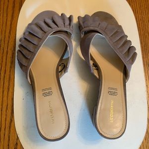 Liz Claiborne suede like wedges.  Size 12W.